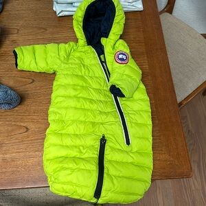 CANADA GOOSE BABY ONESIE PUFFY